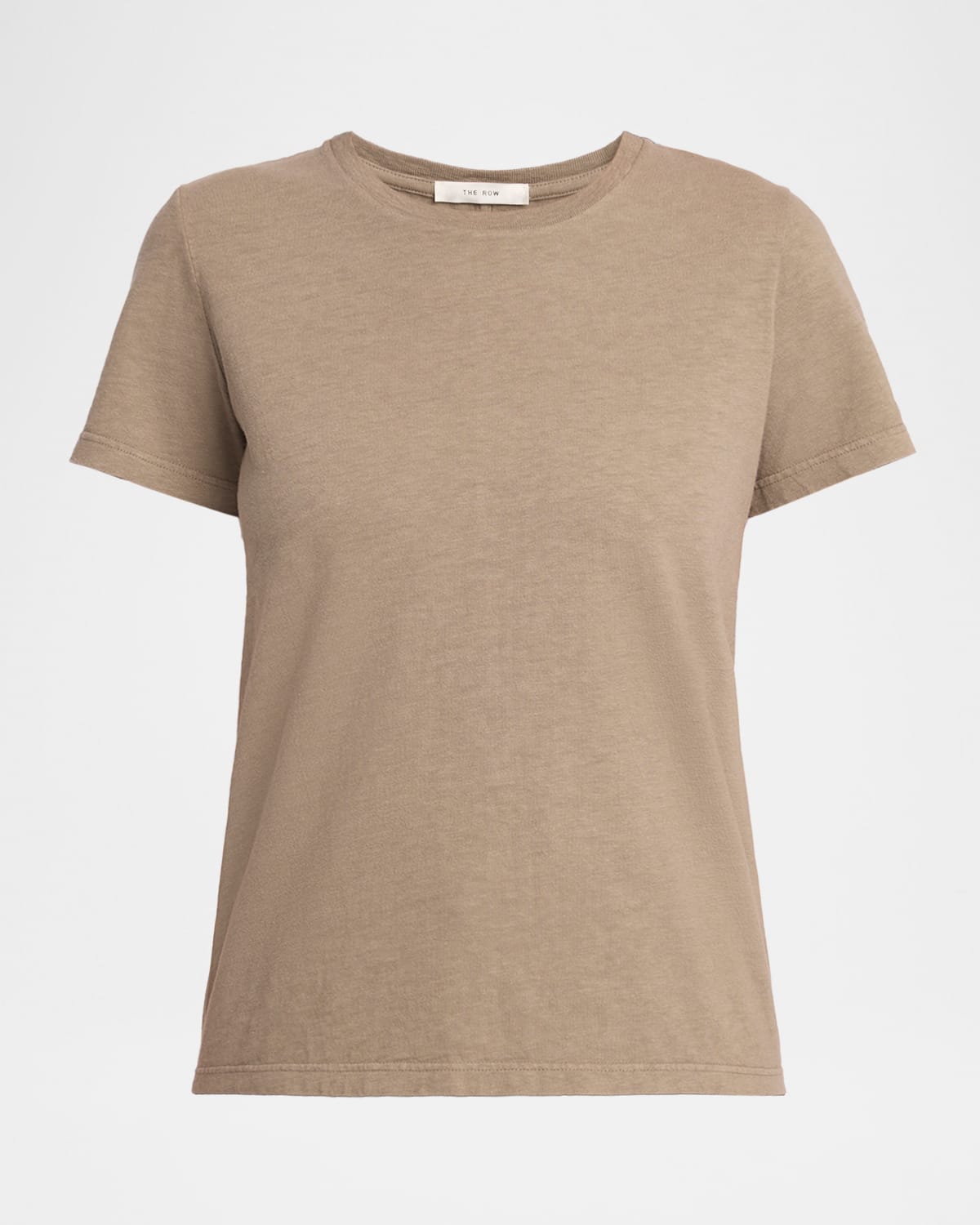 The Row Wesler Short-sleeve Cotton T-shirt In Neutral
