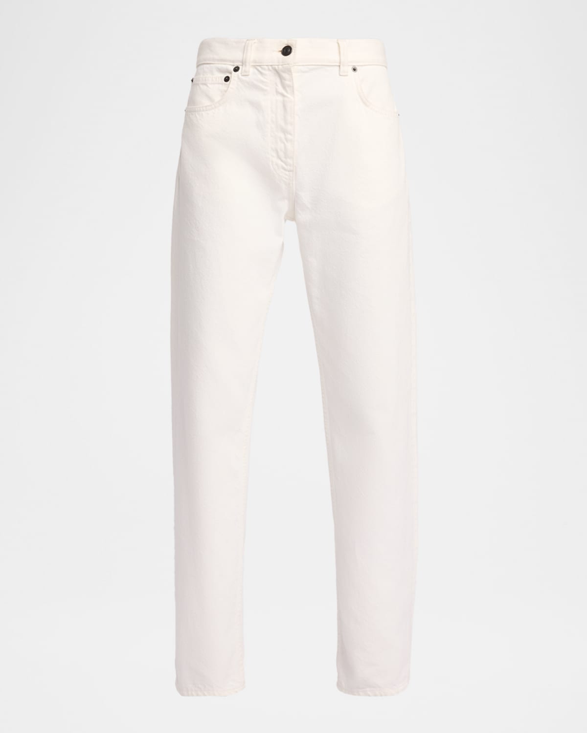 The Row Burty Straight-leg Jeans In White