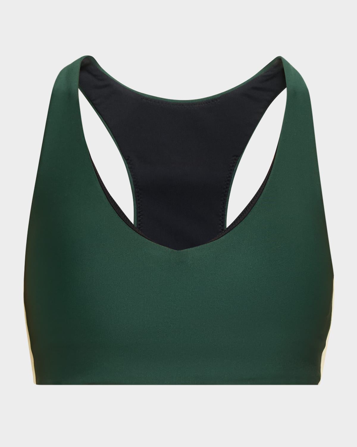 The Upside Maneki Jetta Racerback Sports Bra In Green