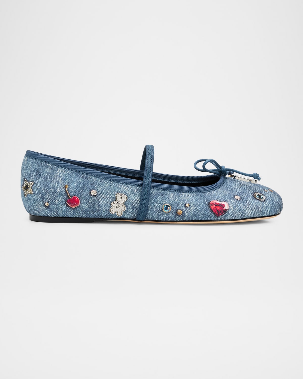 Marc Jacobs The Trinket Charm Sabrina Ballerina Flats In Blue