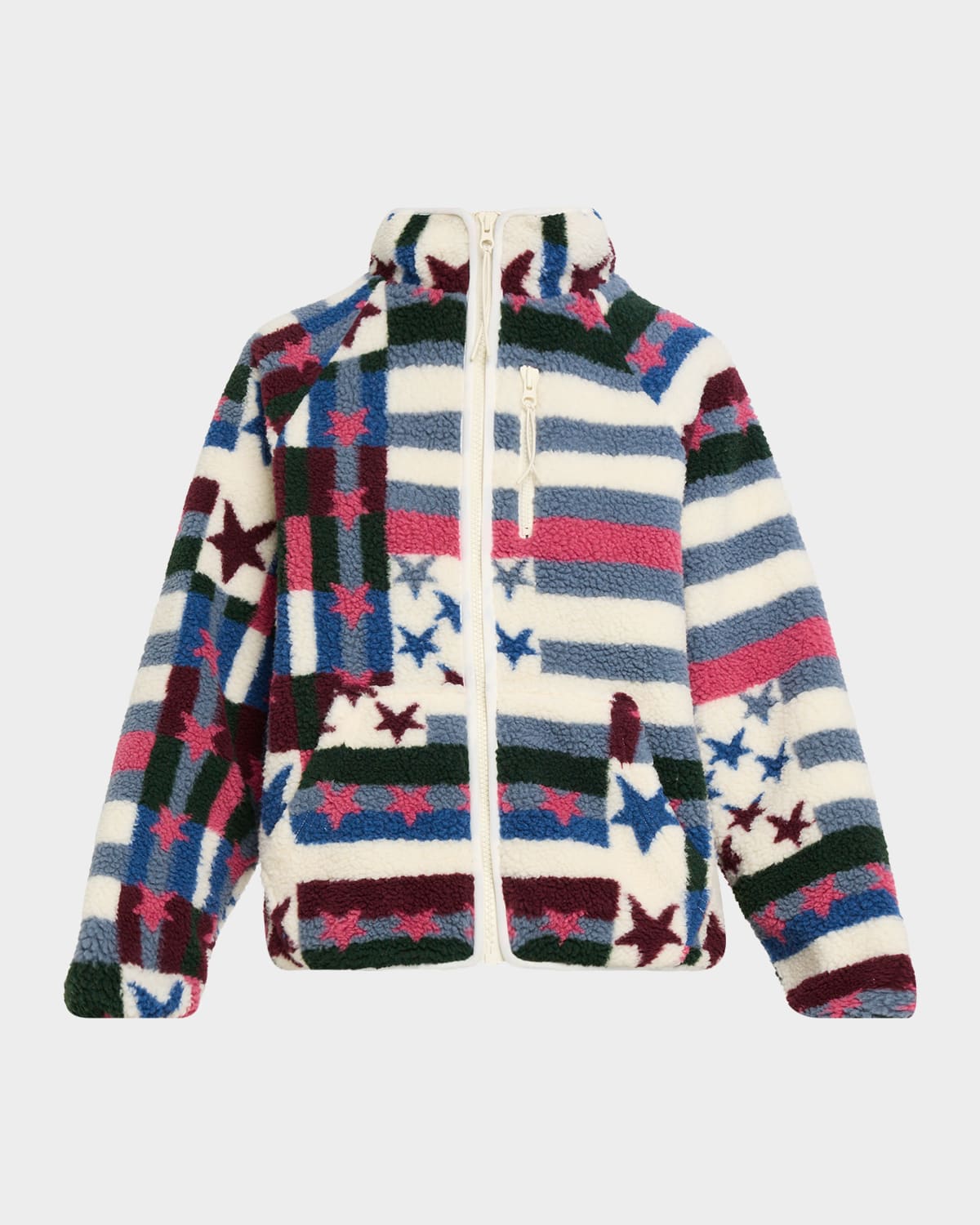 The Upside Harlow Fleece Zip Jacket In Multi