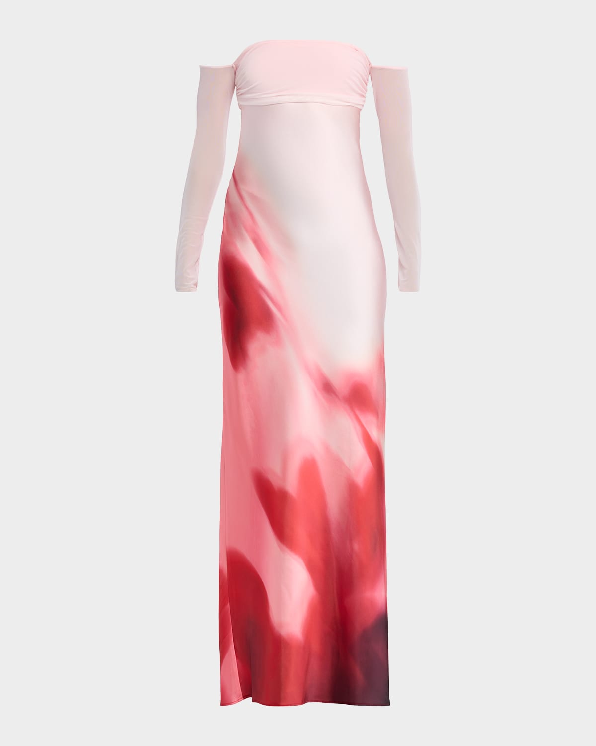 Significant Other Brianna Off-the-shoulder Maxi Dress In Pink