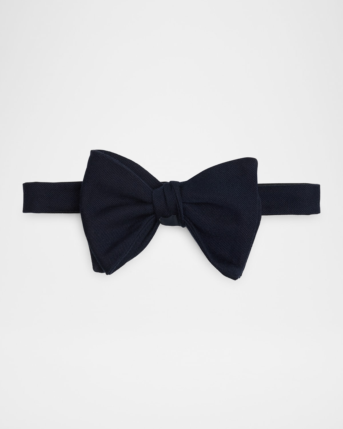 Dunhill Men's Large Mulberry Silk Bow Tie In Blue
