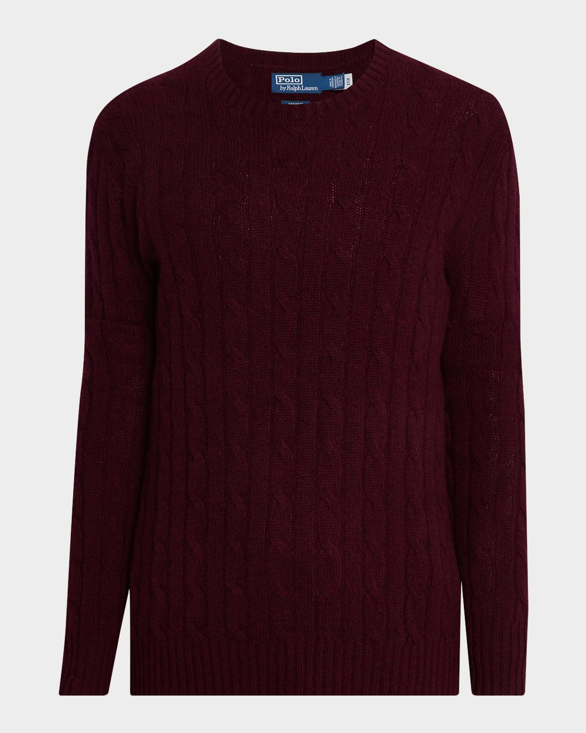 Polo Ralph Lauren Ralph Lauren Cable Knit Jumper Burgundy In Multi