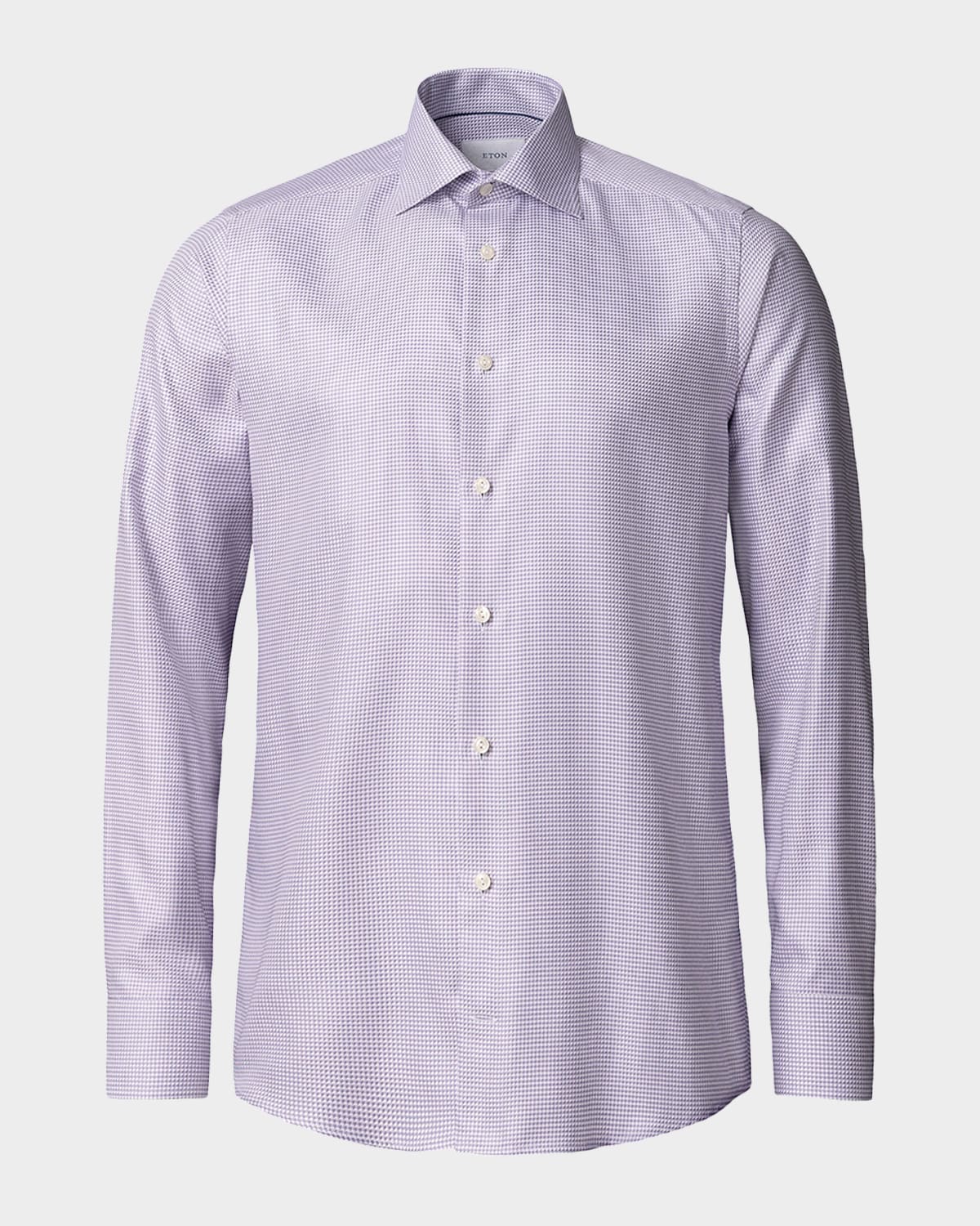 Eton Men's Contemporary-fit Organic Cotton Chevron Dress Shirt In Multi