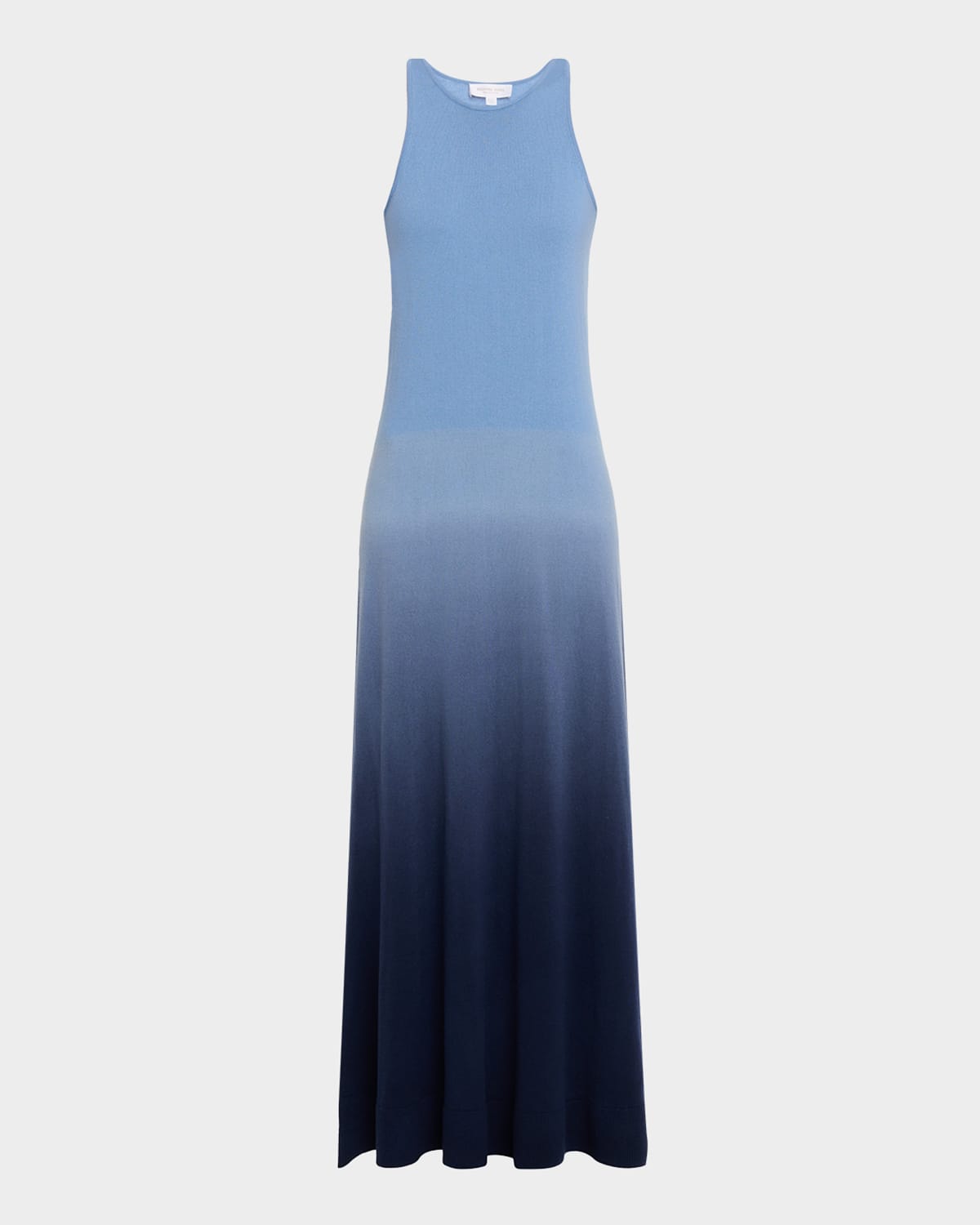 Michael Michael Kors Ombre Cashmere Knit Maxi Dress In Blue