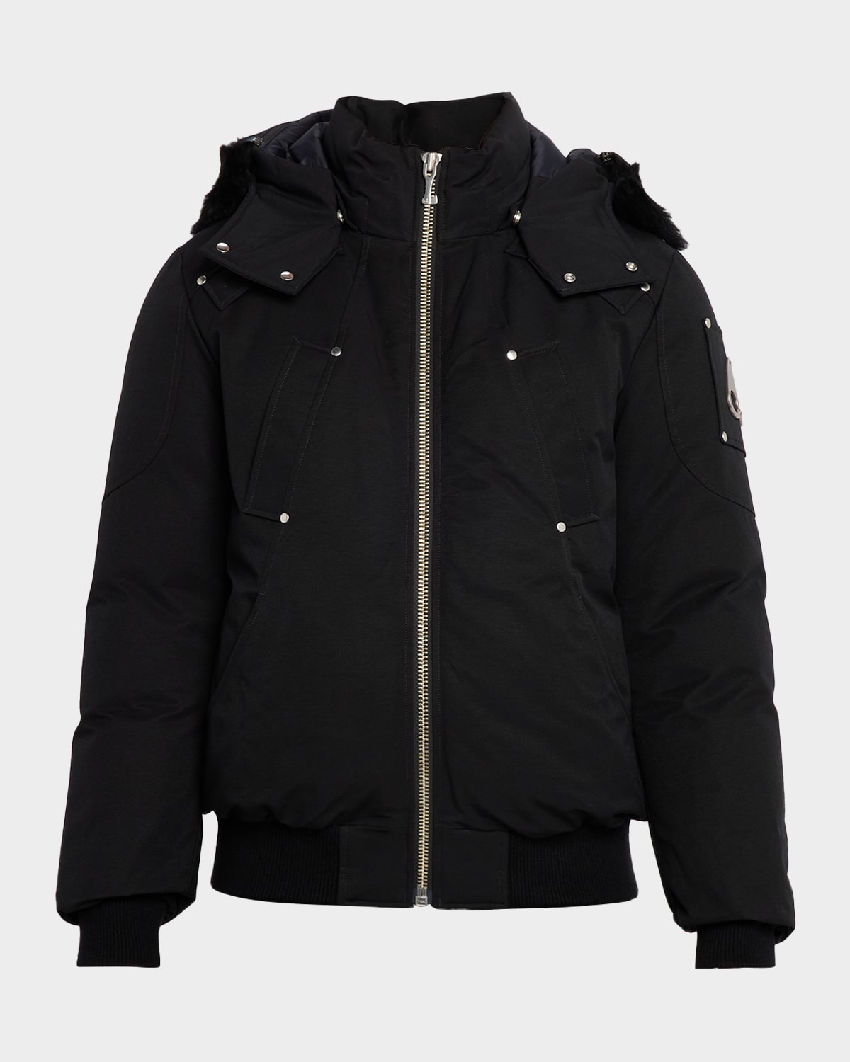 Moose Knuckles Bomber Original Ballistic Neoshear In Black