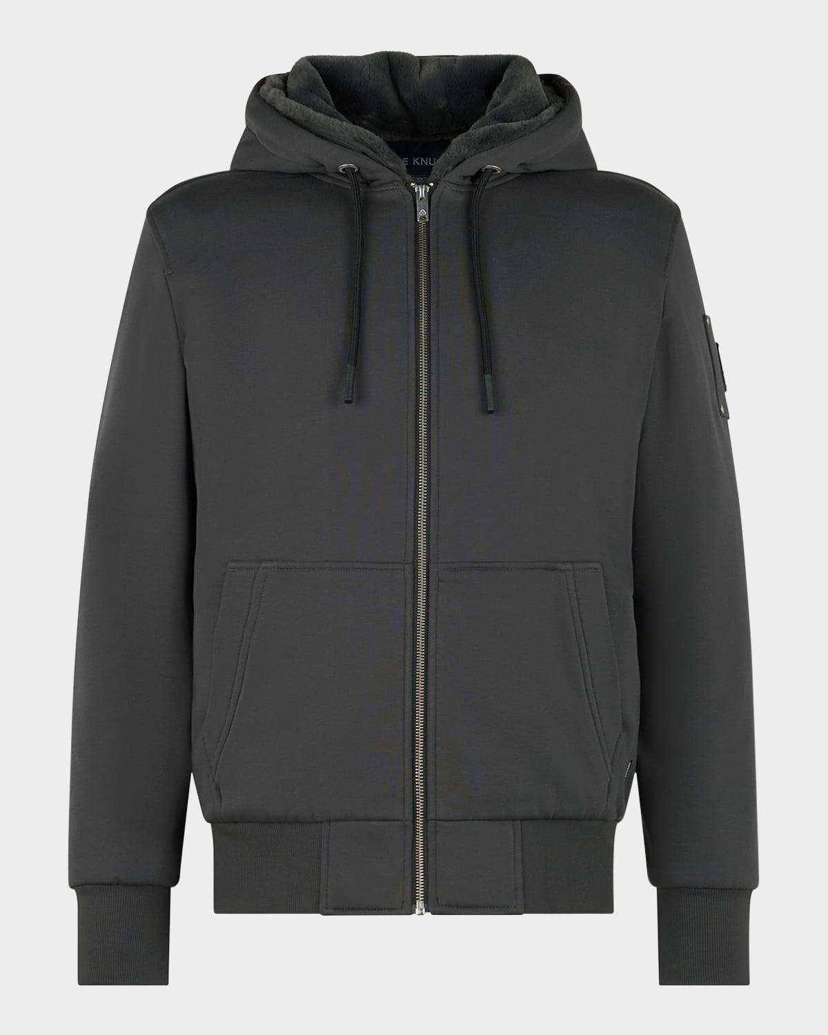 Moose Knuckles Men's Classic Bunny Hooded Jacket In Gray
