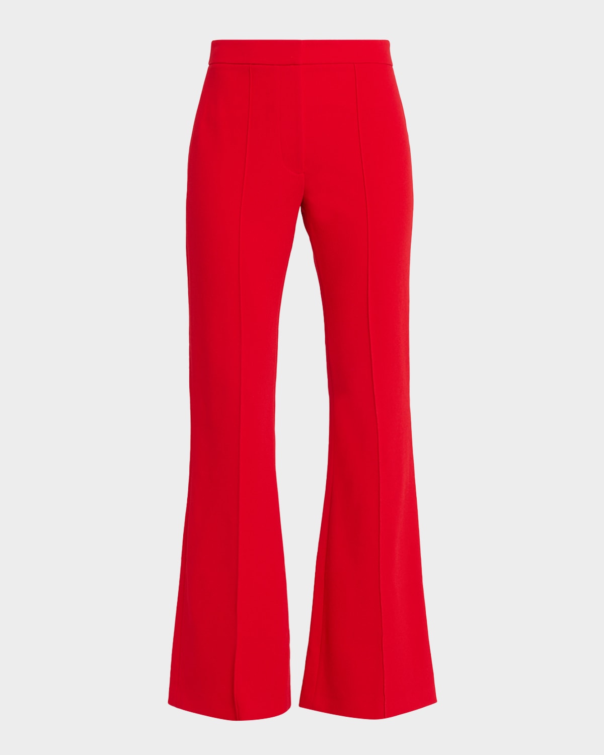 Sans Faff Lizzy Flare Trousers In Red