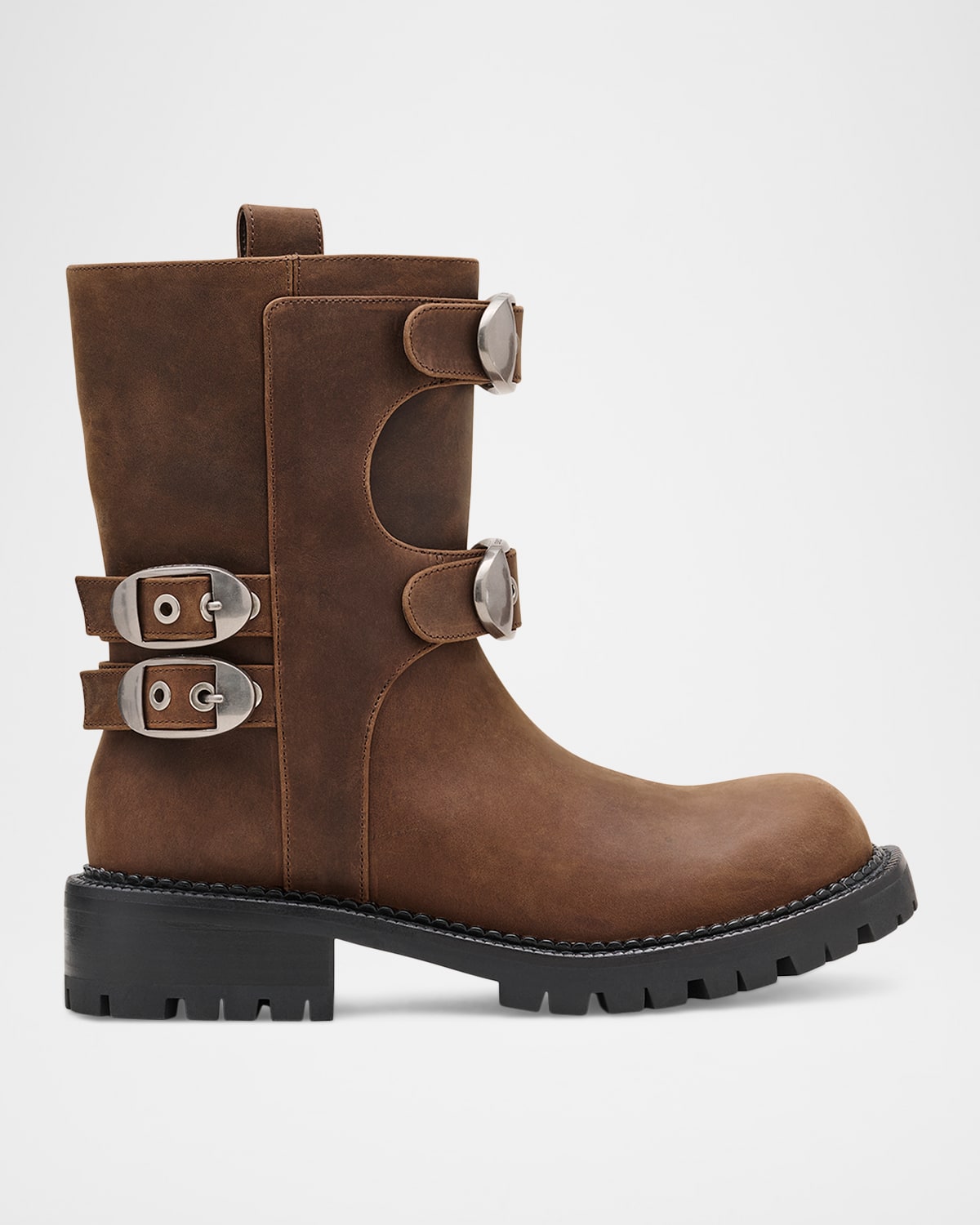 Marc Jacobs The Kiki Leather Moto Ankle Boots