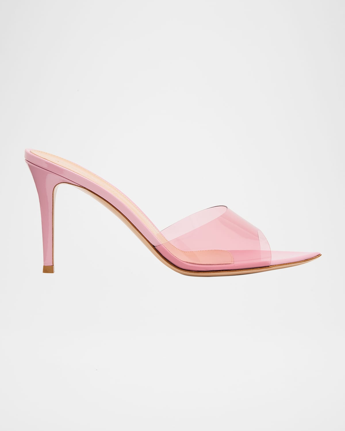 Gianvito Rossi Elle Transparent Mule Sandals