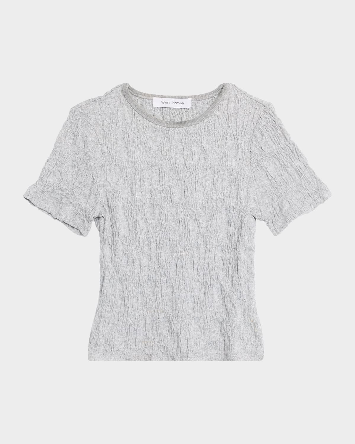 Wynn Hamlyn Scrunch T-shirt In Gray