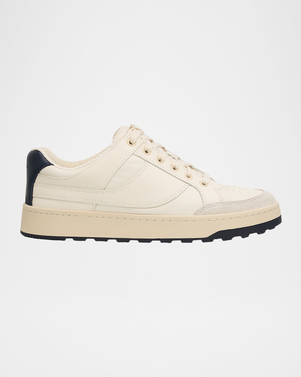 Vince Wilder Court Leather Sneaker In White