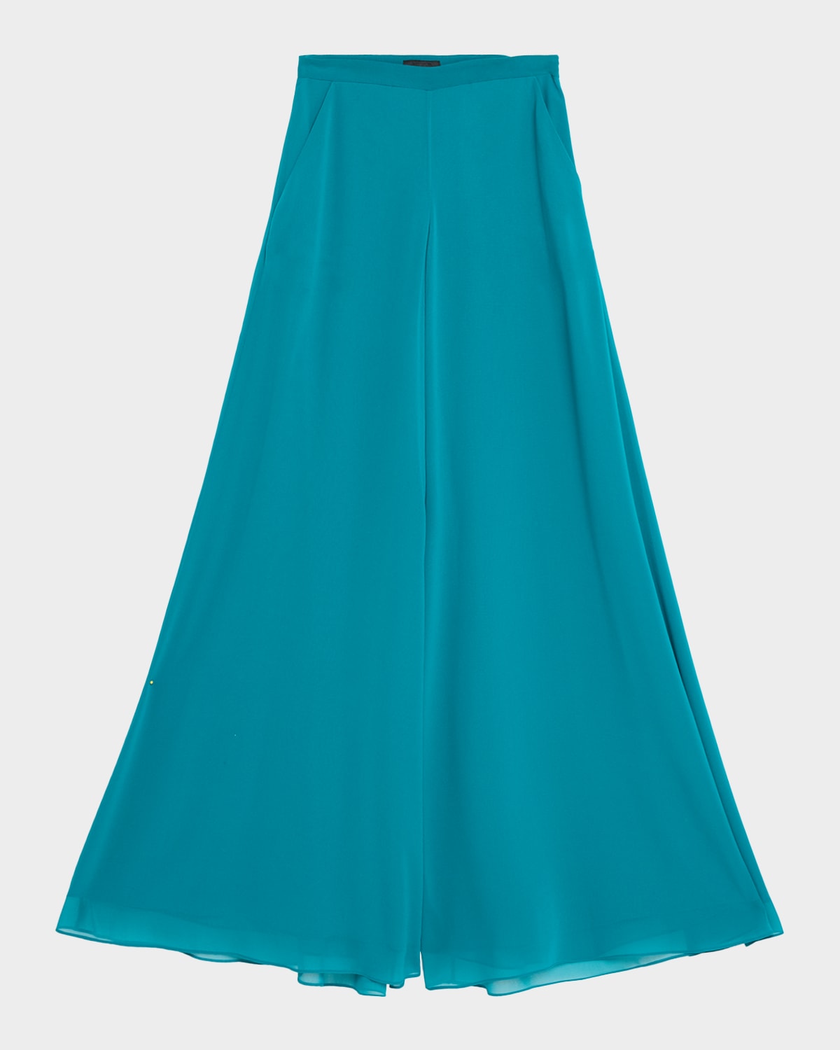 LAPOINTE Lightweight Georgette Wide-Leg Pants