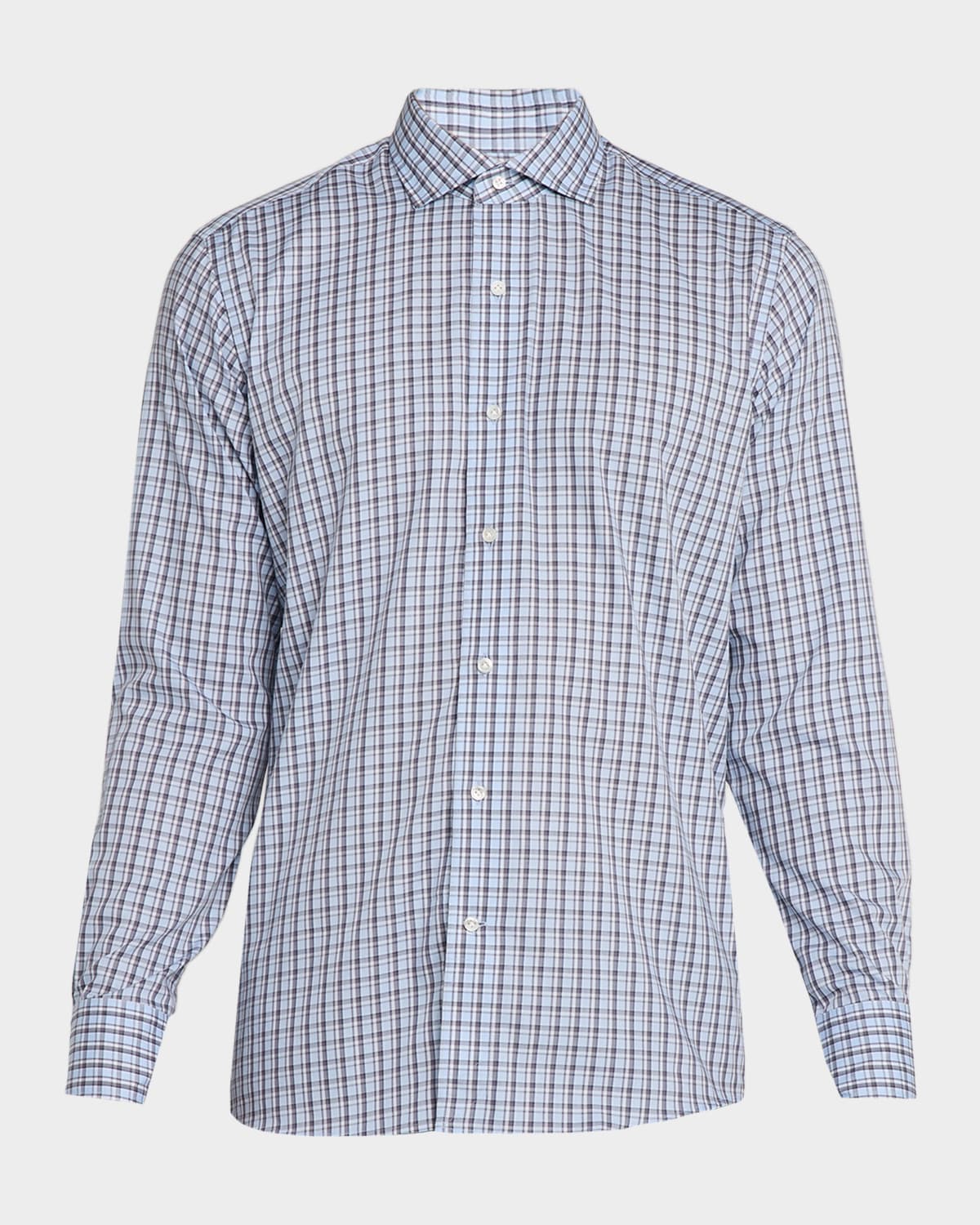 Peter Millar Men's Abetone Cotton Sport Shirt In Blue