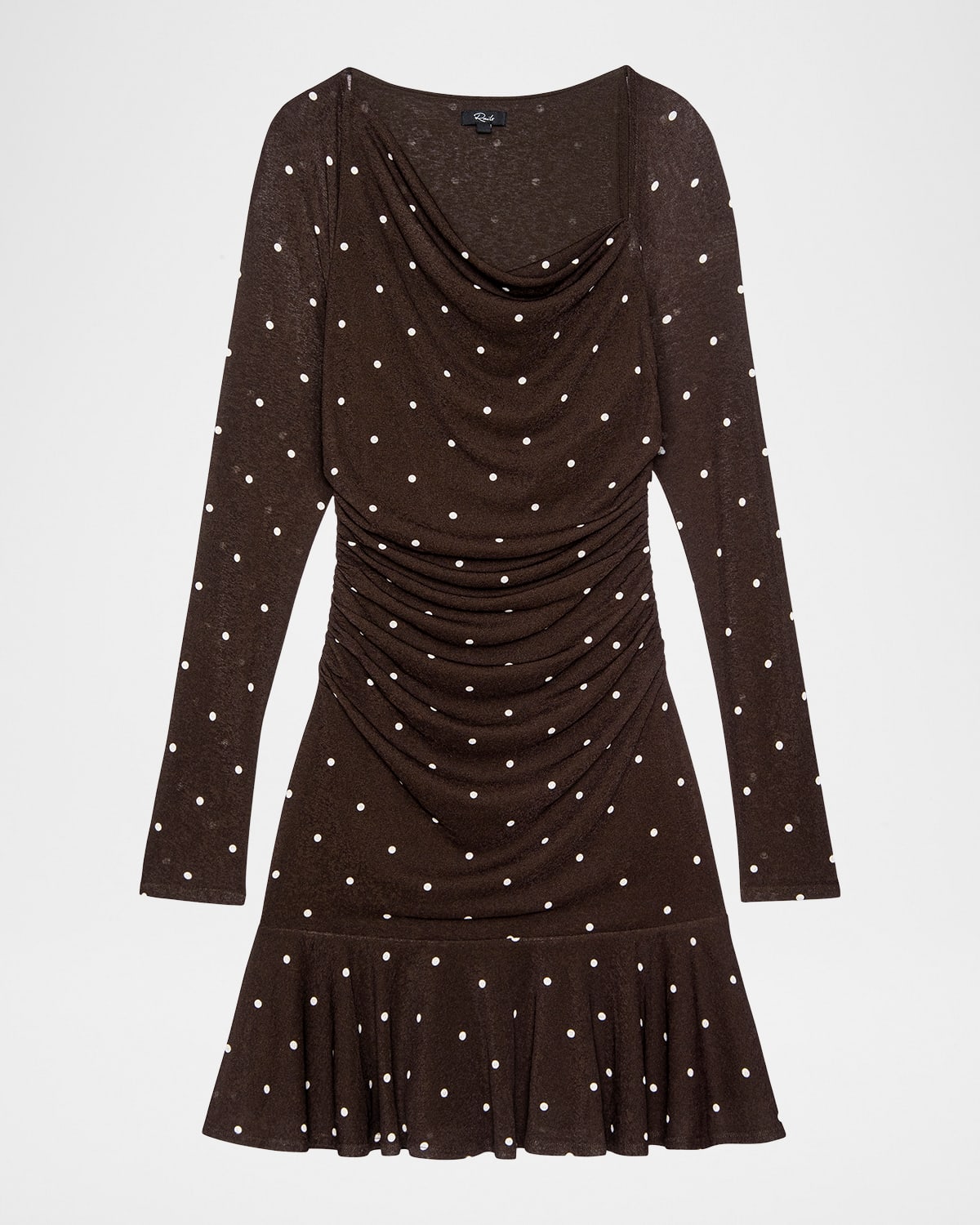 Rails Celano Draped Polka Dot Mini Dress