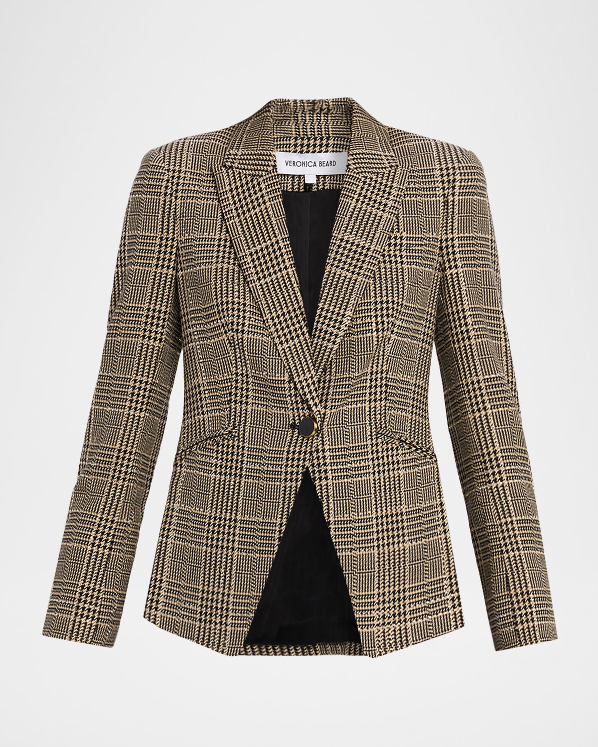 Veronica Beard Kendryn Embellished Dickey Jacket In Brown
