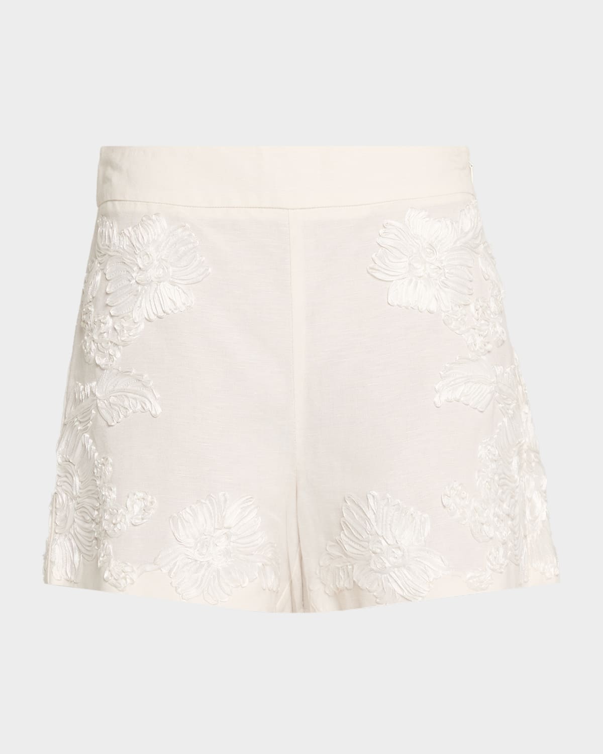 Simkhai Sammie Floral Shorts In White