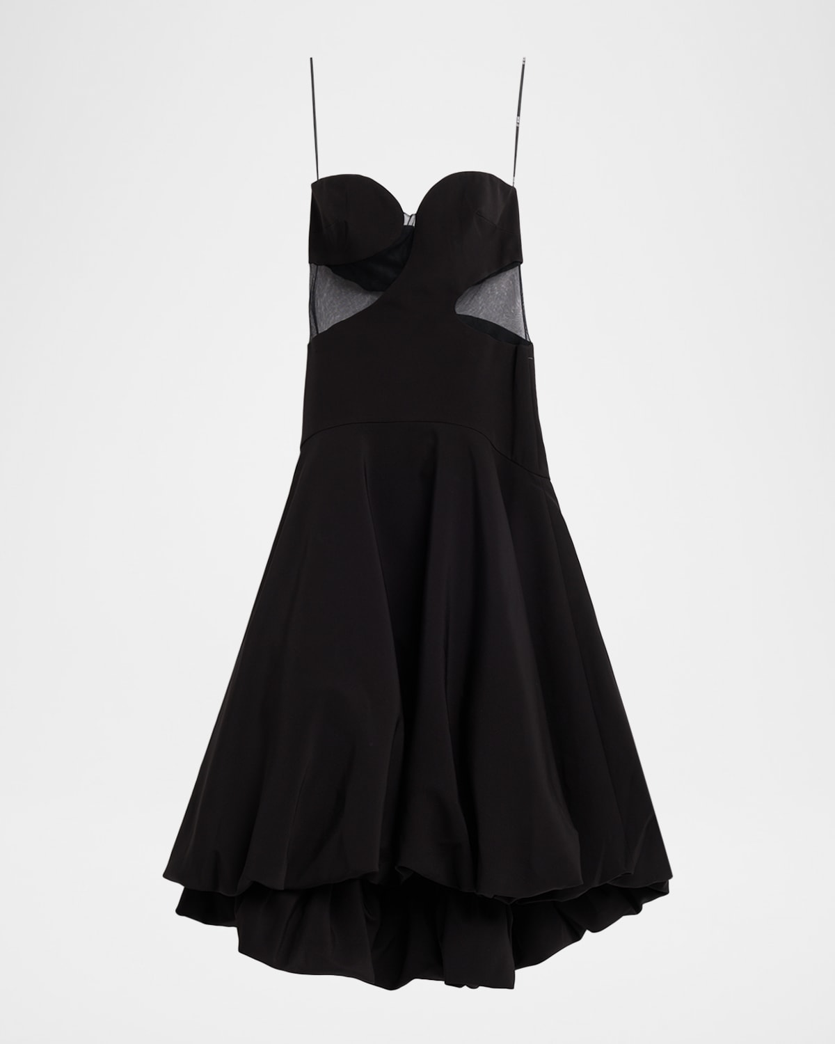 Et Ochs Daniella Strapless Bubble Gown In Black
