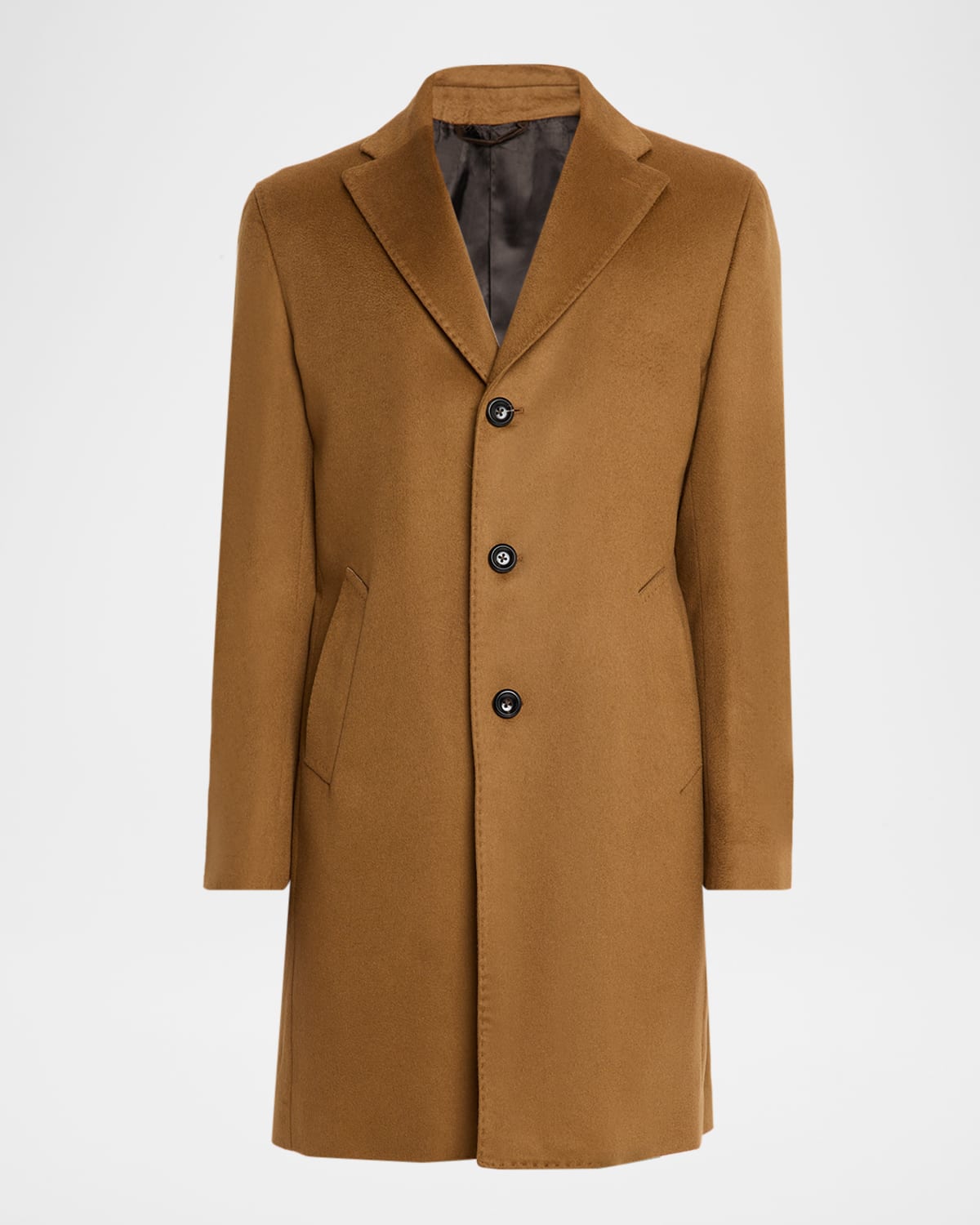 Neiman Marcus Men 's Cashmere Single-Breasted Overcoat