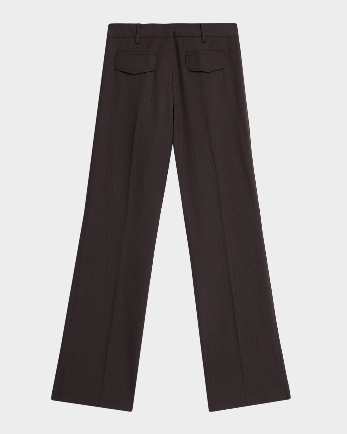 Wynn Hamlyn Low-rise Utility Trousers In Black