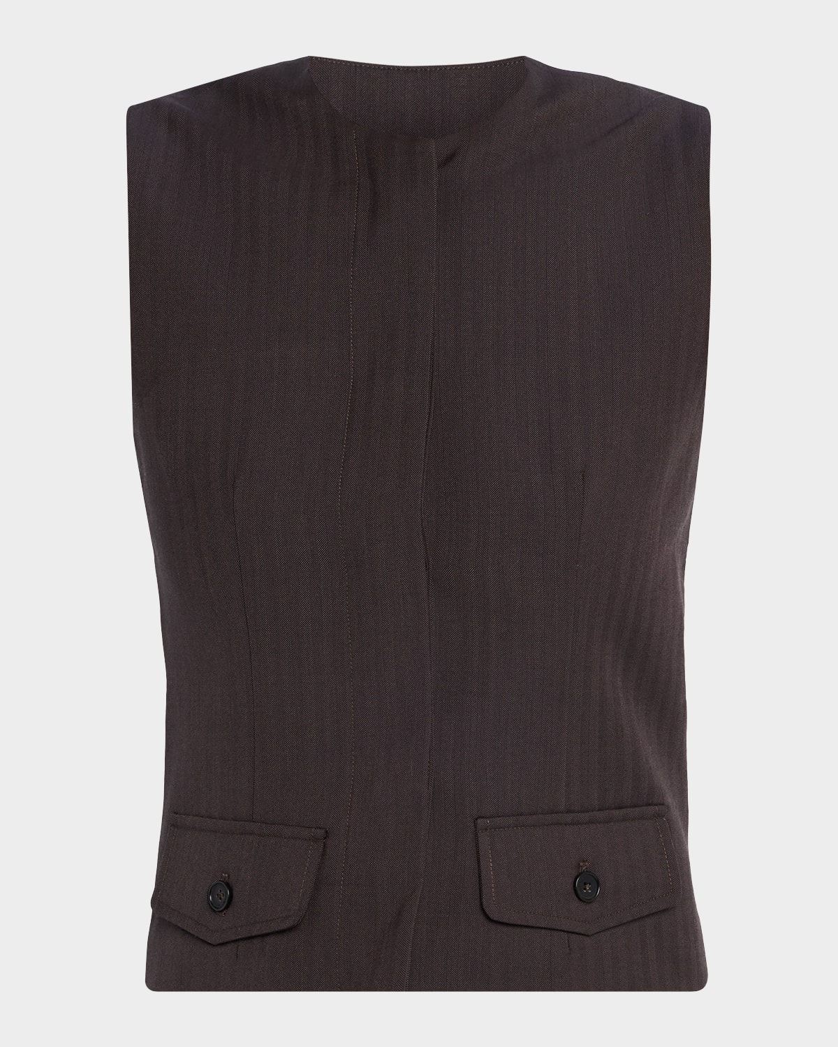 Wynn Hamlyn Tailored Vest In Black