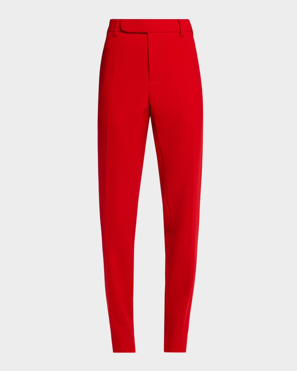 Sergio Hudson Classic Straight-leg Wool Trousers In Black