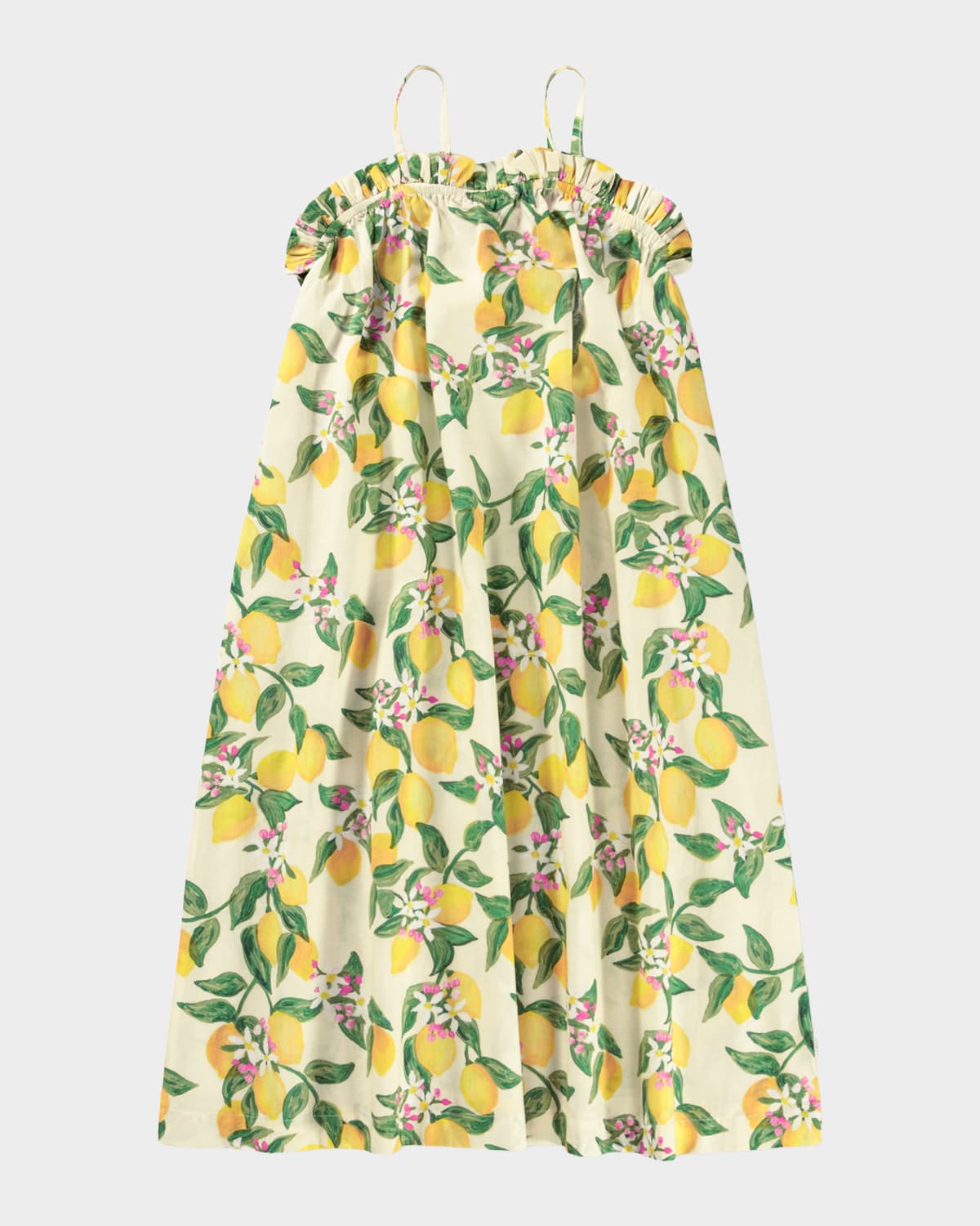 Molo Connie Loose Printed Cotton Dress, Size 3-12