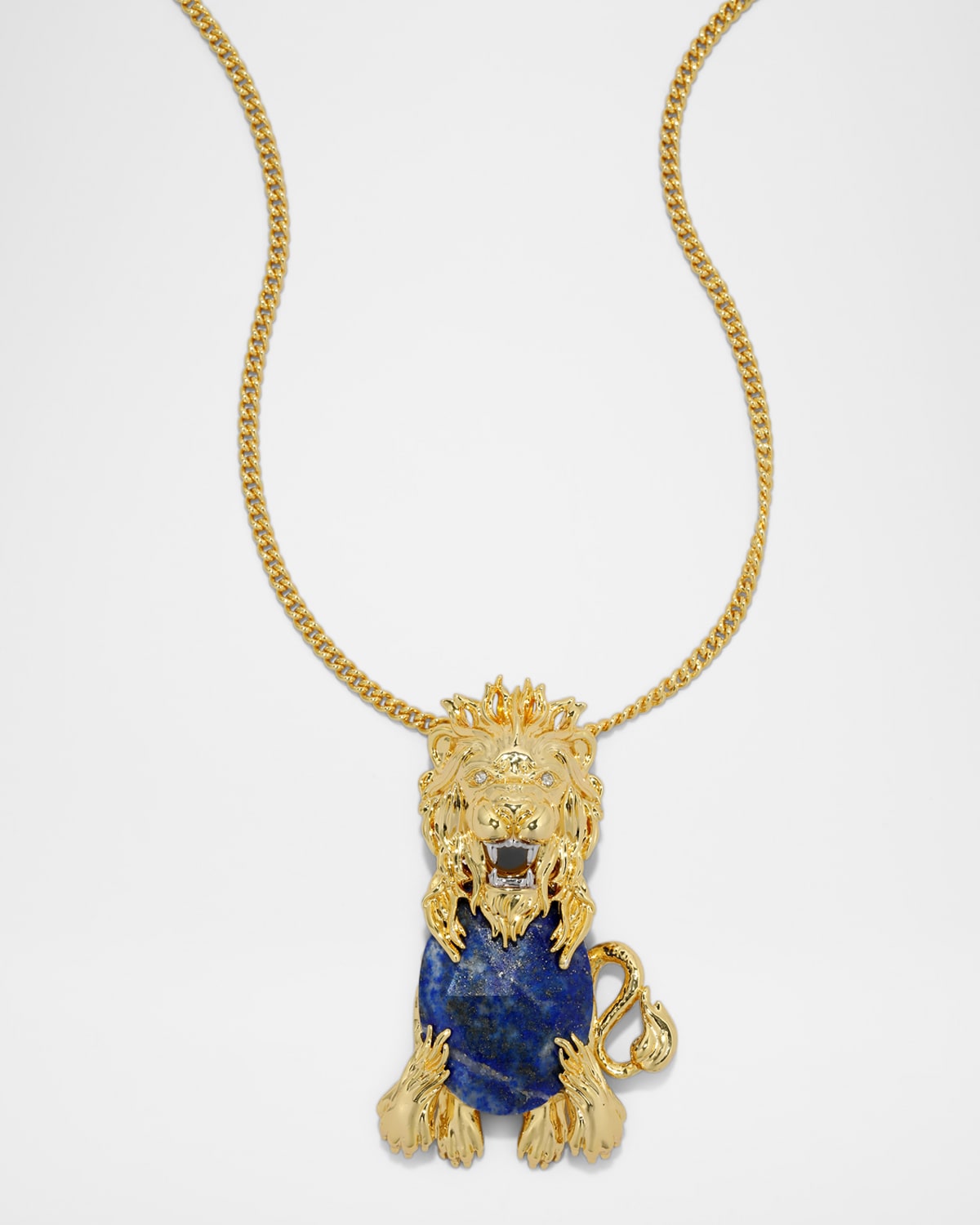 Alexis Bittar Brut Lion Lapis Necklace