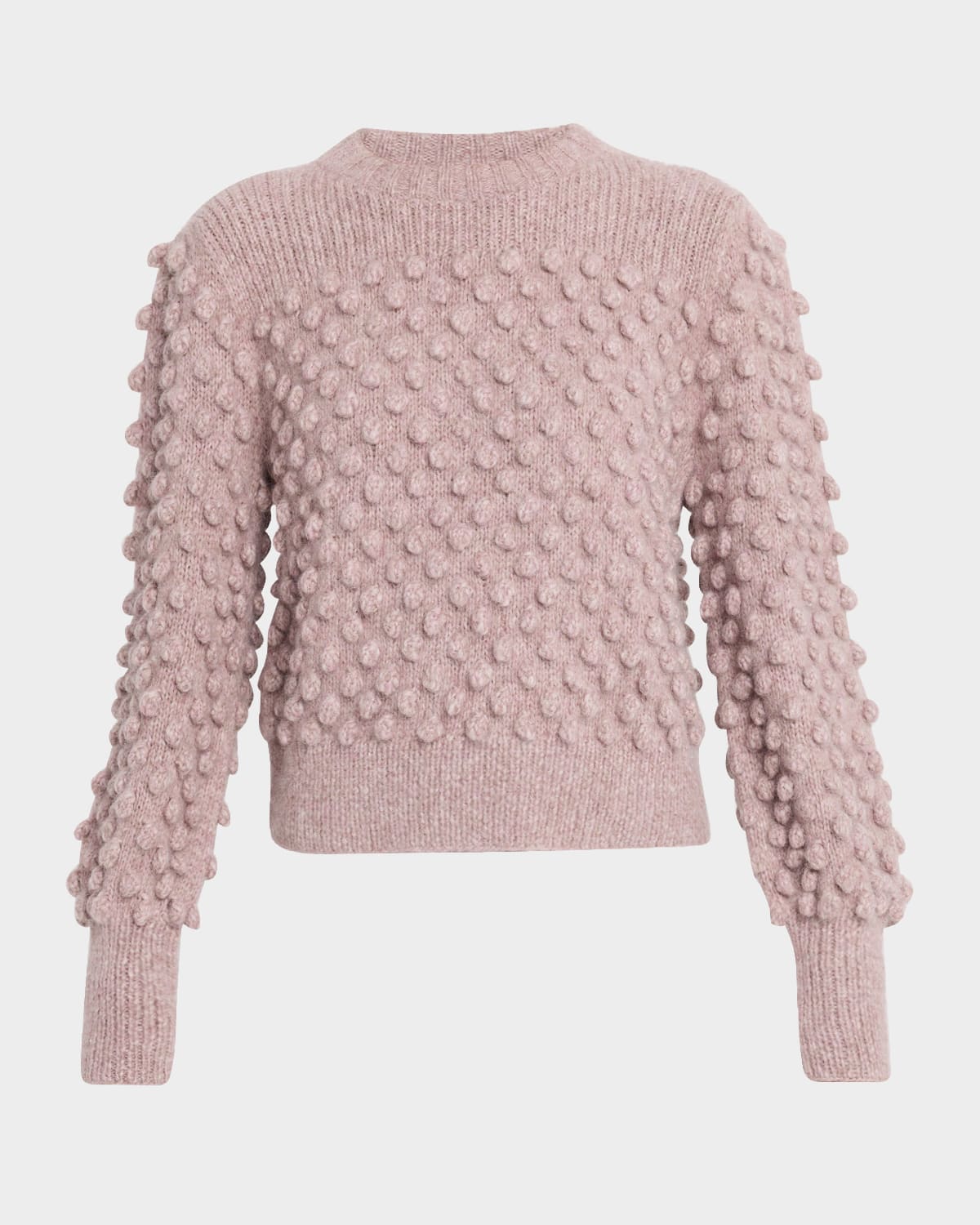 Eleven Six Camila Popcorn-stitch Alpaca-blend Sweater In Pink