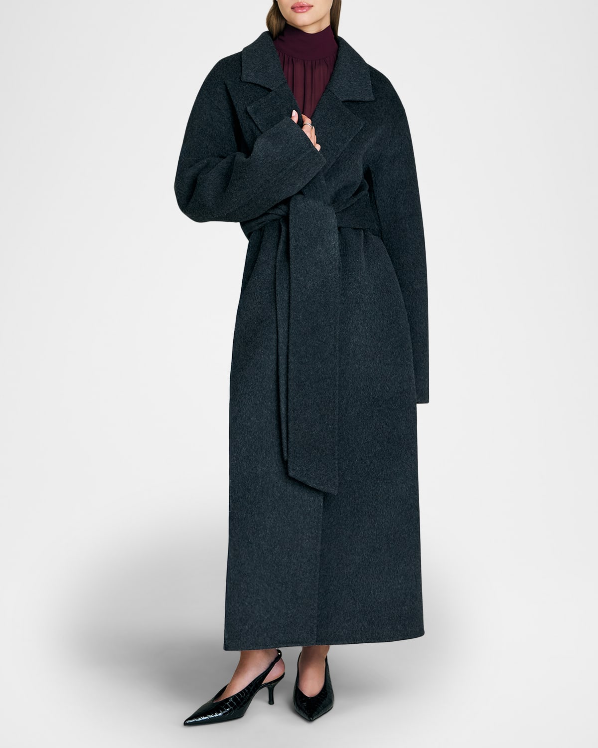 Ser.o.ya Lyli Wool-blend Wrap Coat