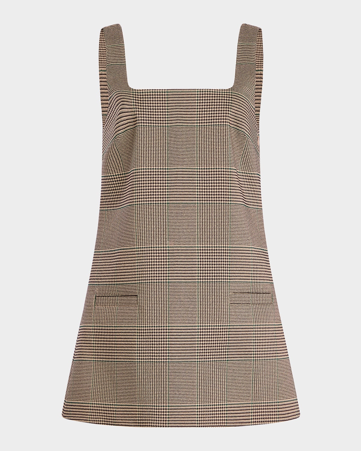 Ser.o.ya British Plaid Malena Mini Dress In Brown