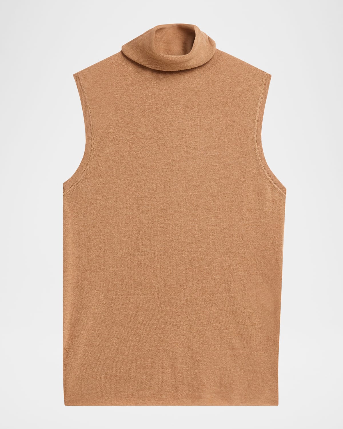 Majestic Filatures Machine Washable Cashmere Sleeveless Turtleneck