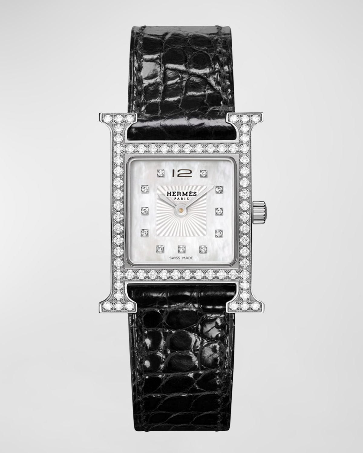 Herm s Heure H Watch, 21 x 21 mm