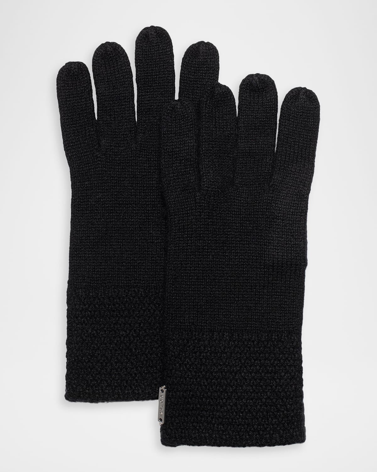 Gorski Select Cashmere Gloves In Black