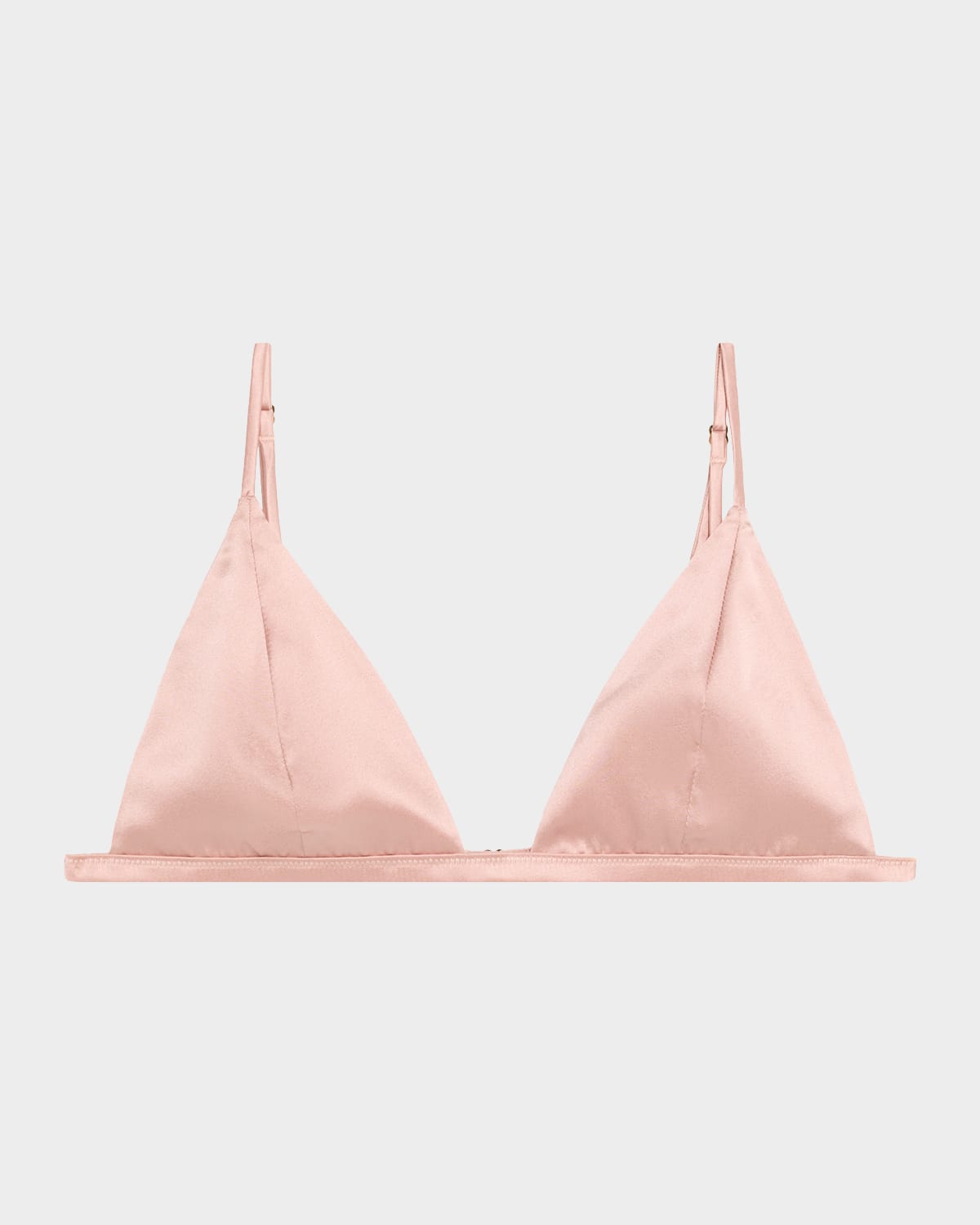 Kiki De Montparnasse Smooth Wireless Triangle Bra In Pink