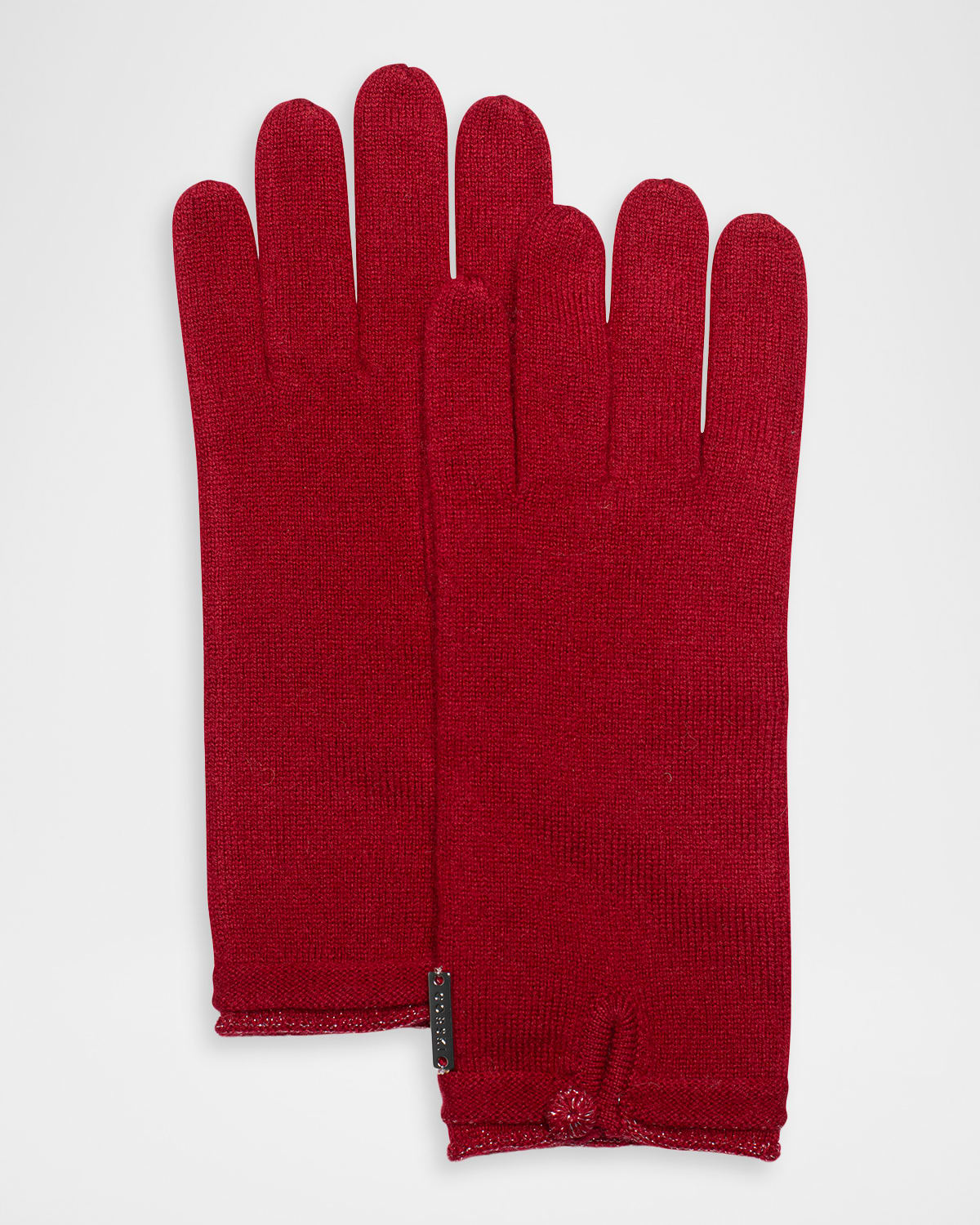 Gorski Select Cashmere Gloves In Red