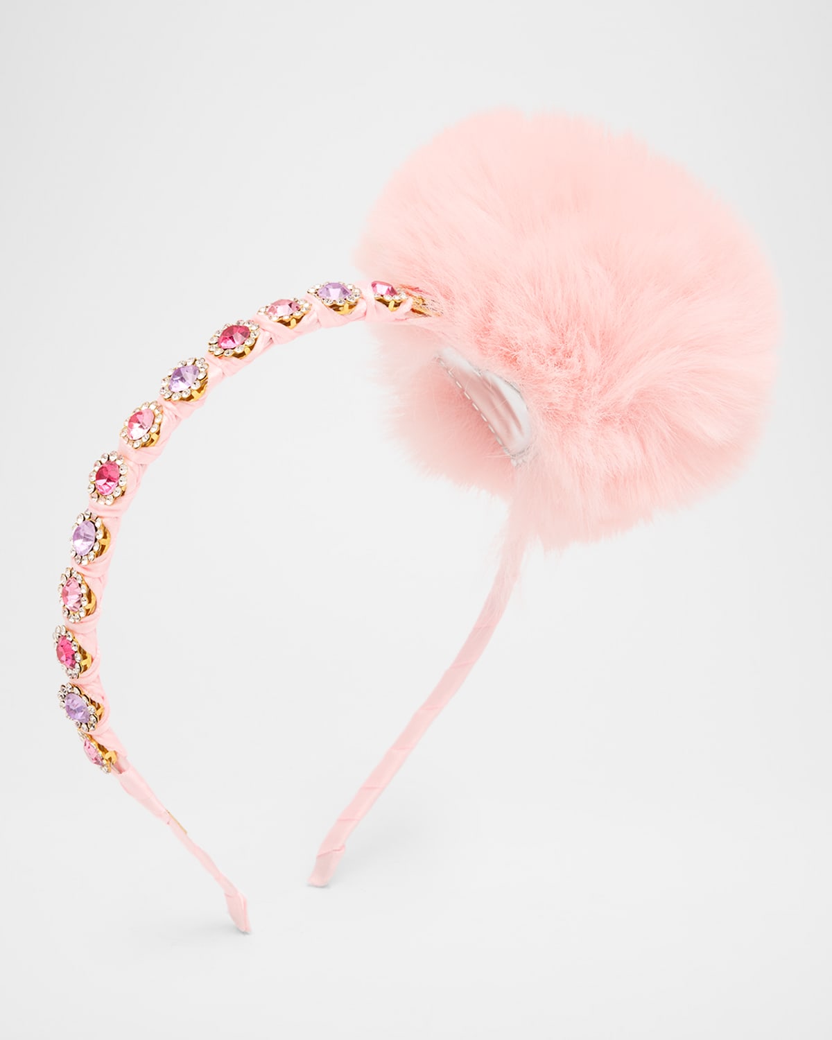 Bari Lynn Girl 's Thin Gem-Embellished Headband