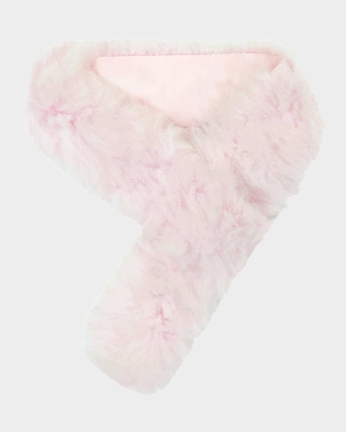 Gorski Knit Select Cashmere Goat Pull-through Scarf In Pink