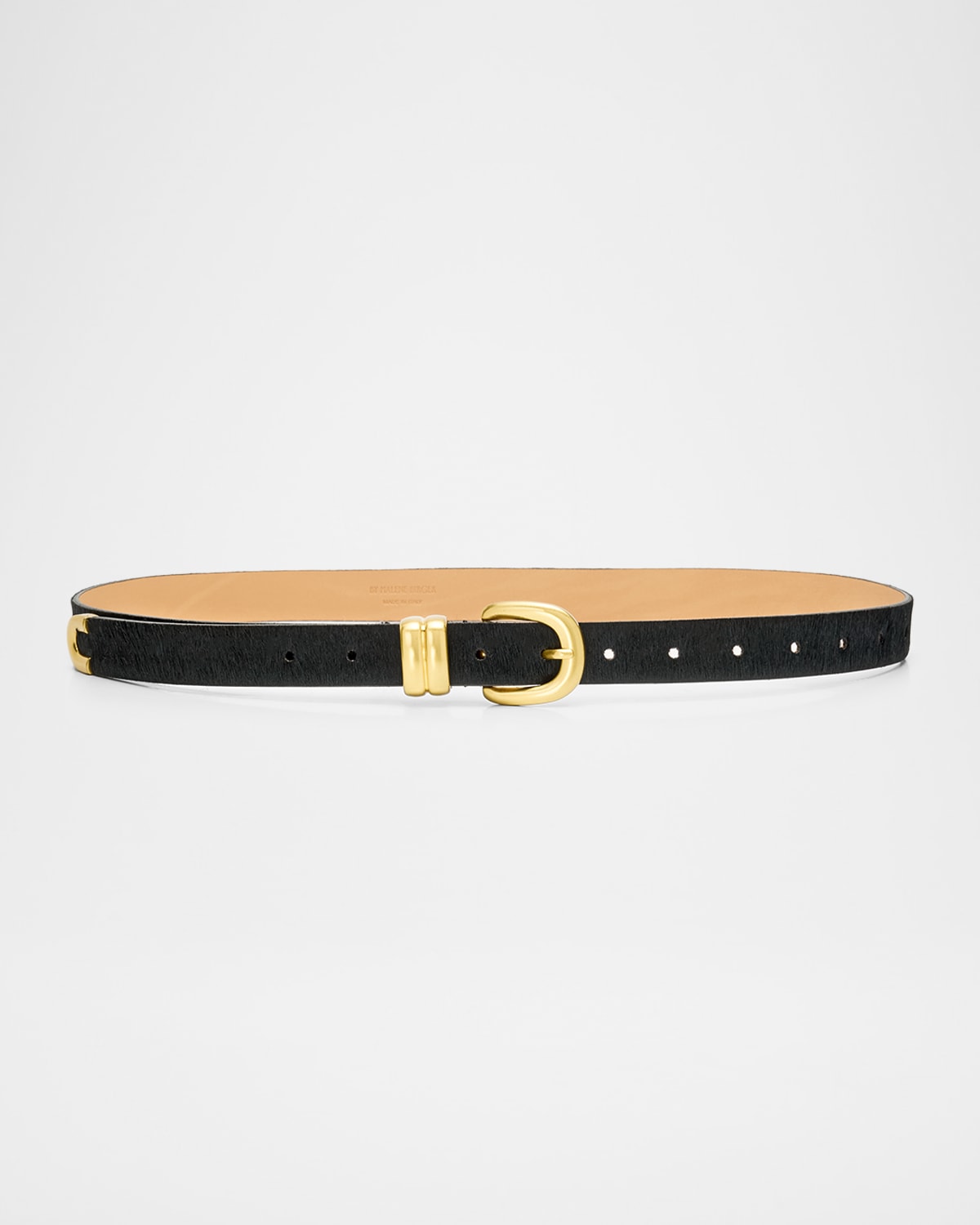 By Malene Birger Zoilo Leather Belt In Black