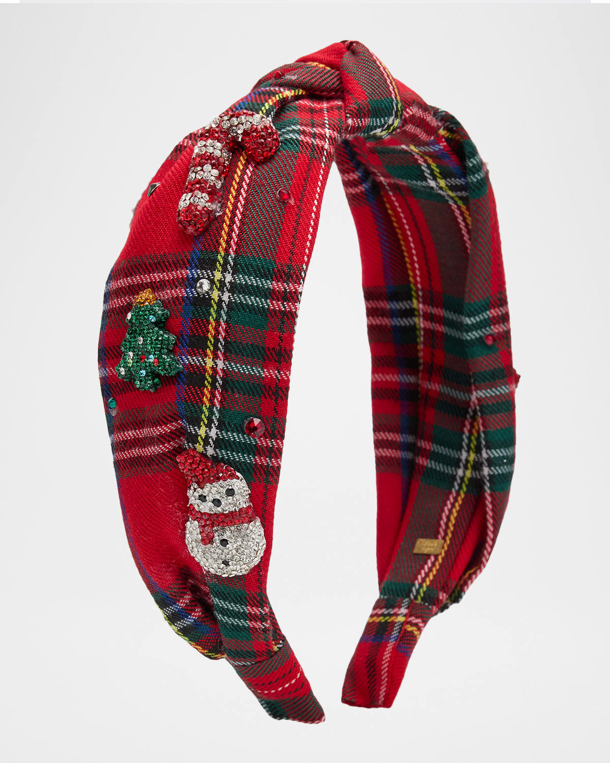 Bari Lynn Girl 's Tartan Knotted Headband