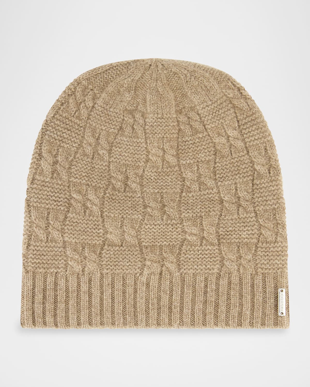 Gorski Select Cashmere Beanie In Brown