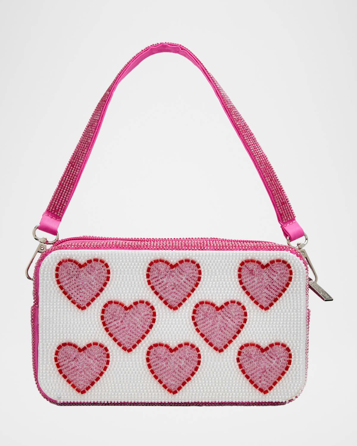 Bari Lynn Girl 's Beaded Camera Bag