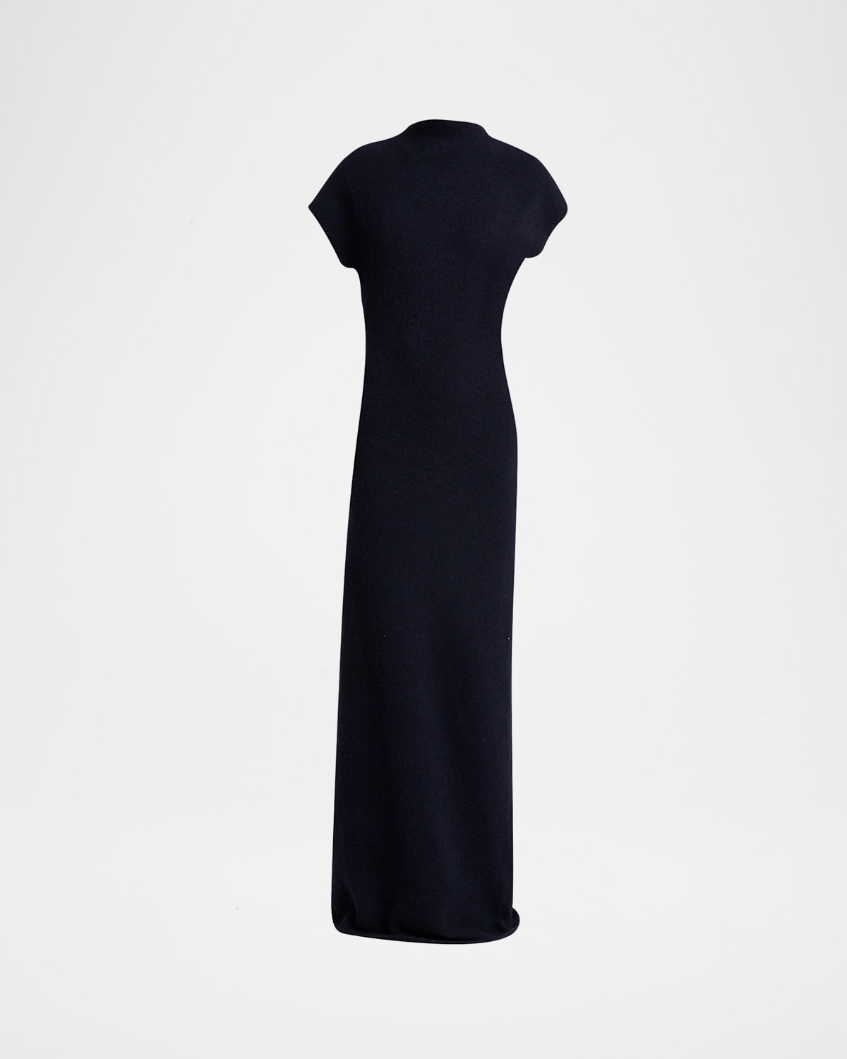 Proenza Schouler Abie Boiled Wool Maxi Dress In Black