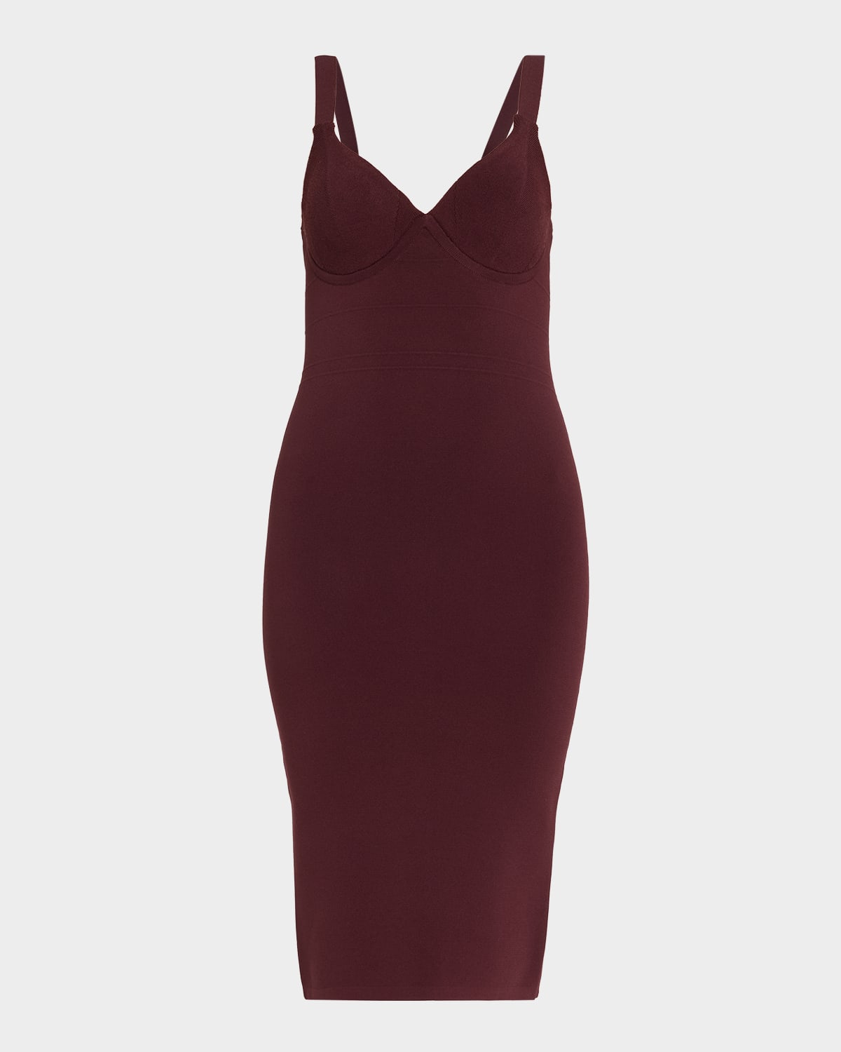 L'agence Jimena Knit Midi Dress In Animal Print
