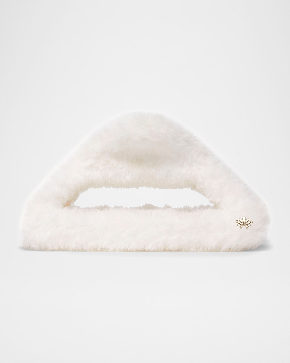 Lele Sadoughi Chalet Faux Fur Claw Clip In White