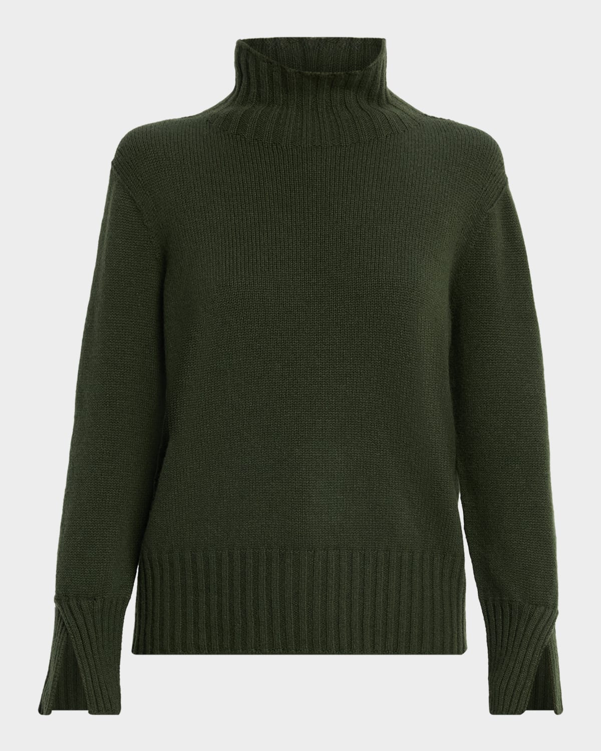Oh My Goat Cashmere Turtleneck Sweater In Gray
