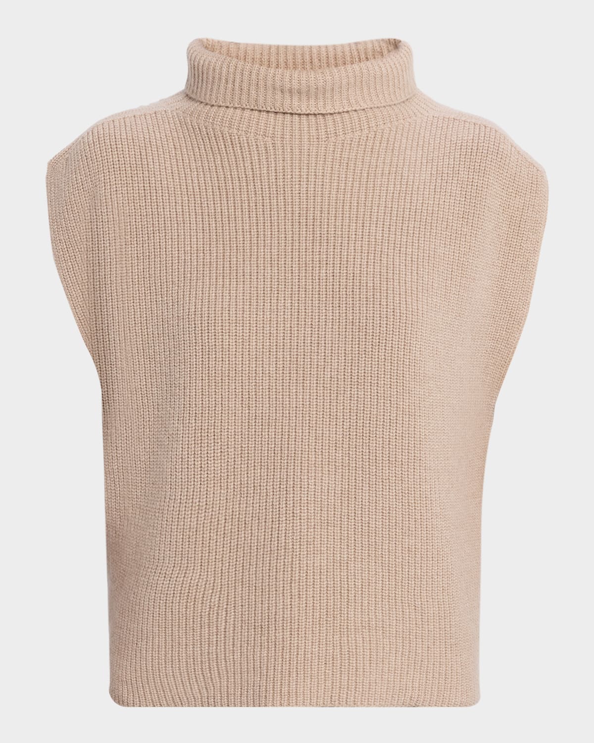 Oh My Goat Cashmere Funnel-Neck Vest