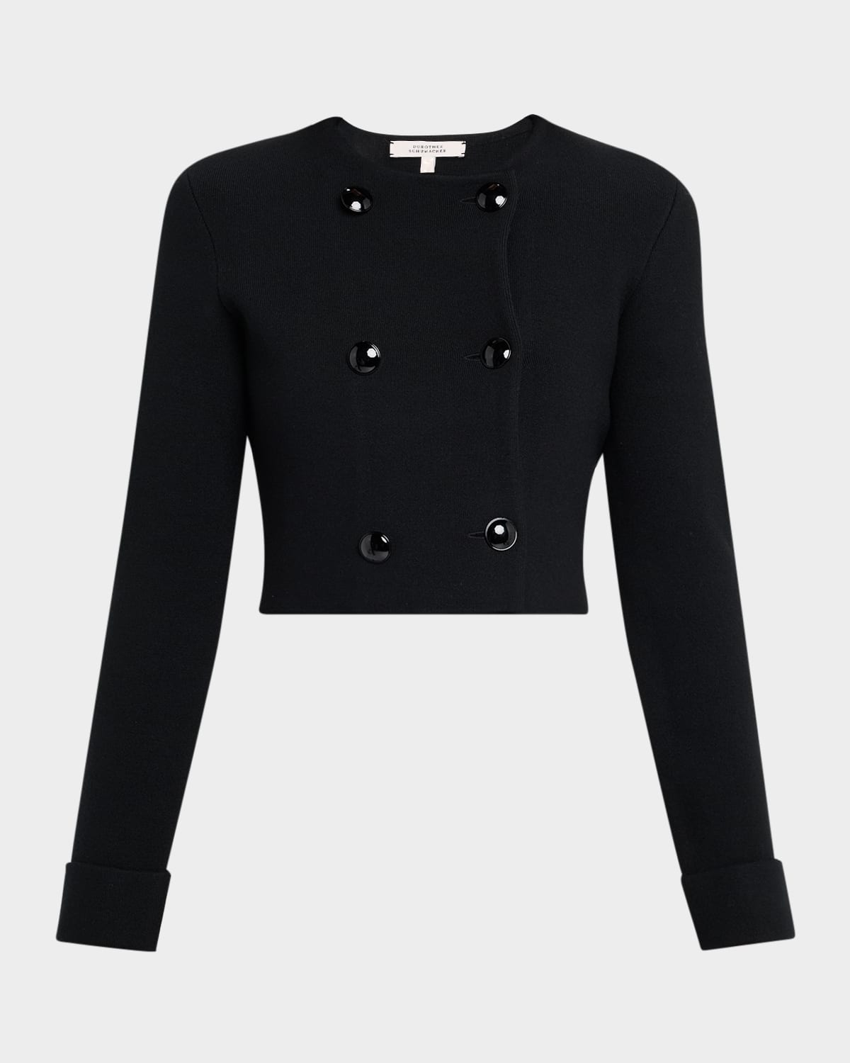 DOROTHEE SCHUMACHER Sharp Ambition Double-Breasted Crop Jacket