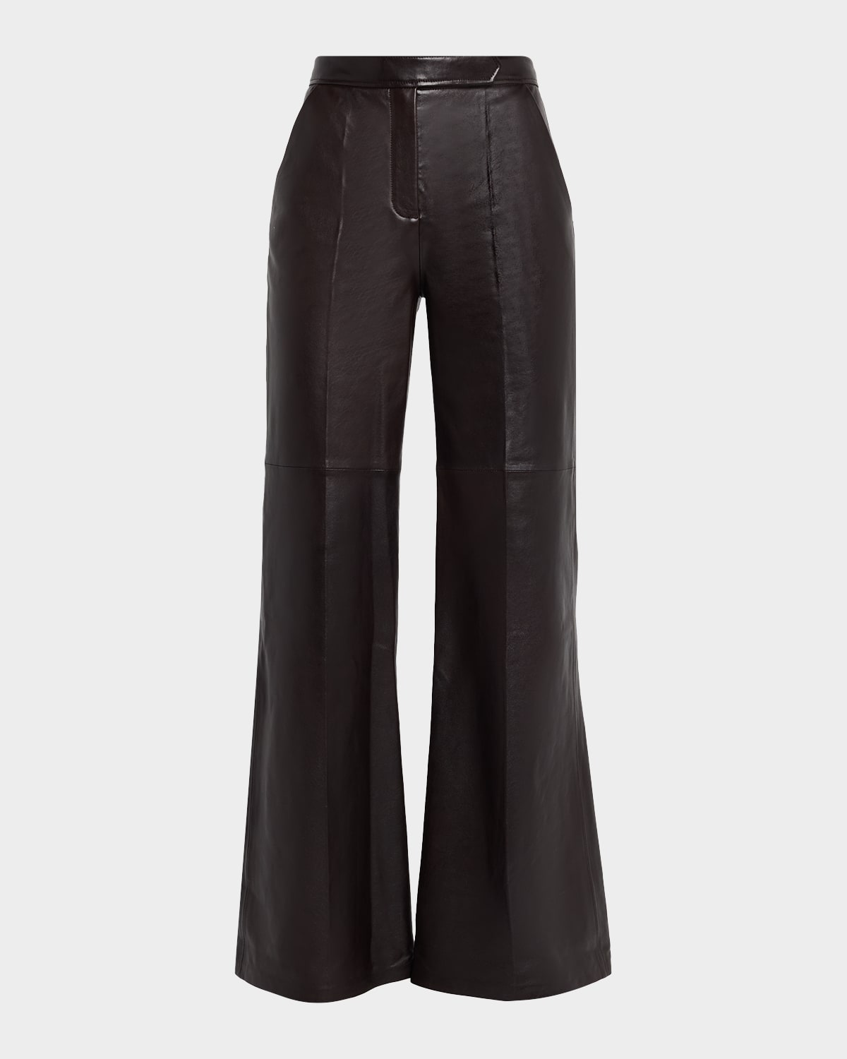 Dorothee Schumacher Sleek Statement Flare-leg Leather Pants
